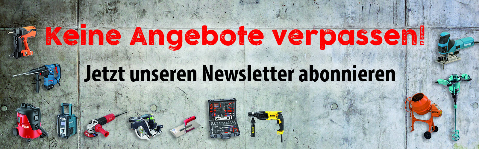 Newsletter Anmeldung